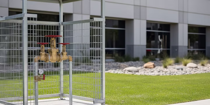 above-ground backflow preventer