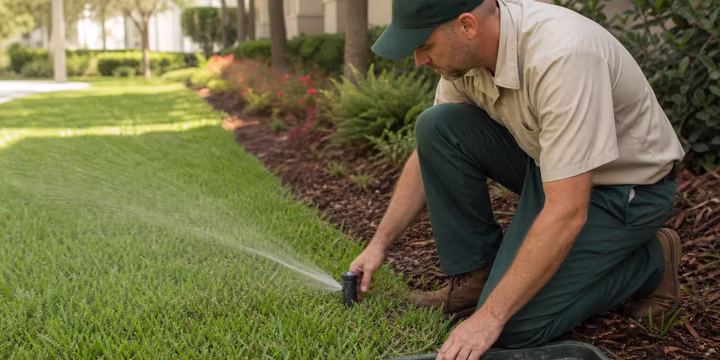check sprinkler system for problems