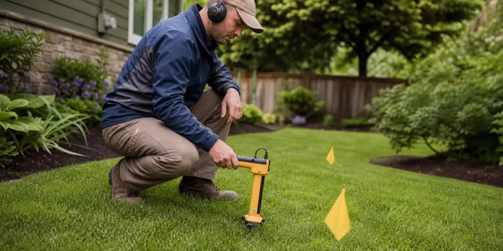 how to locate sprinkler lines