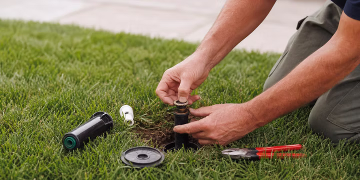 hunter sprinkler heads repair