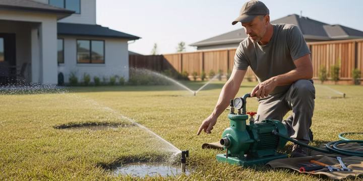 irrigation pump low pressure