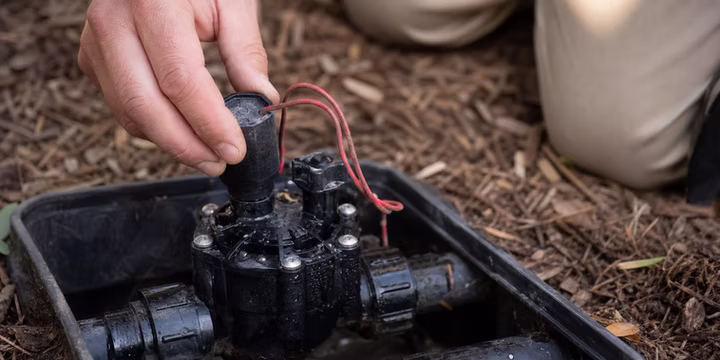 solenoid in irrigation system