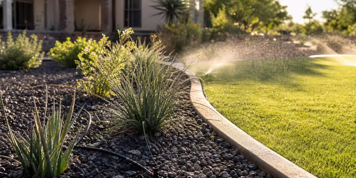 sprinkler and drip irrigation