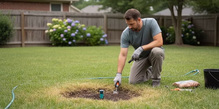 sprinkler head too low