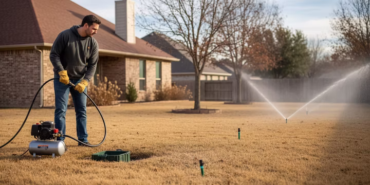 sprinkler system winterization importance