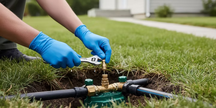 sprinkler valve repair Lubbock TX