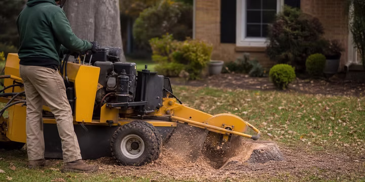 stump grinding process and timeline