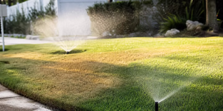 uneven sprinkler water distribution