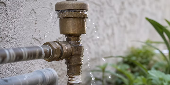 vacuum breaker leaking sprinkler