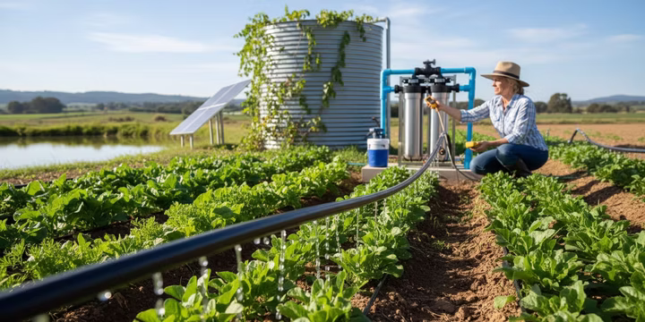 water source for drip irrigation